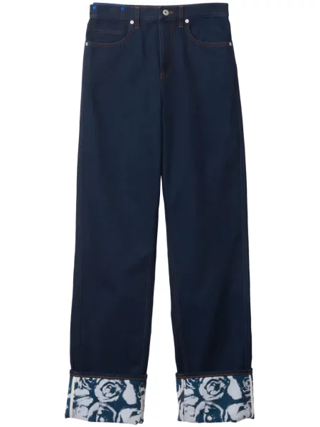 Blugi drepți Burberry albastru