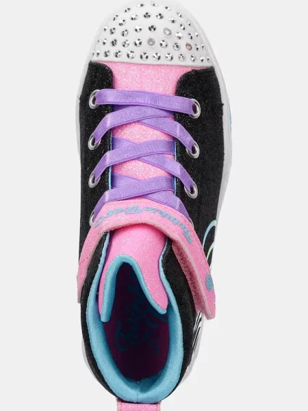 Skechers gyerek sportcipő HEART STEPS HEART GLOW fekete