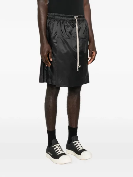 Pantaloni scurți Moncler + Rick Owens negru