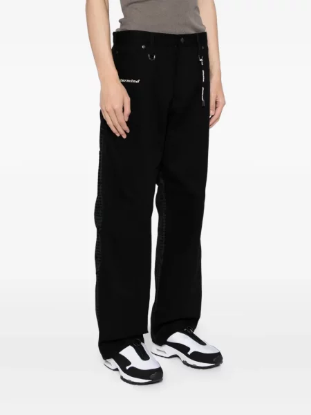 Pantaloni Mastermind Japan cu imagine negru