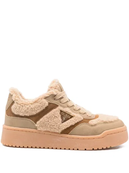 Sneakerși Guess maro