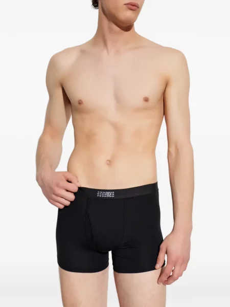 Boxeri Mm6 Maison Margiela cu autograf negru