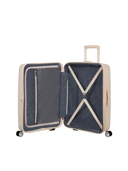 Чемодан American Tourister бежевый