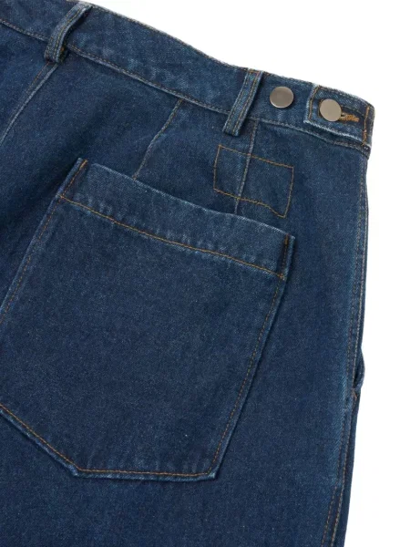 Blugi cu picior larg Universal Works albastru