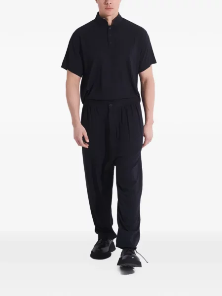 Pantaloni Tessitura conici negru