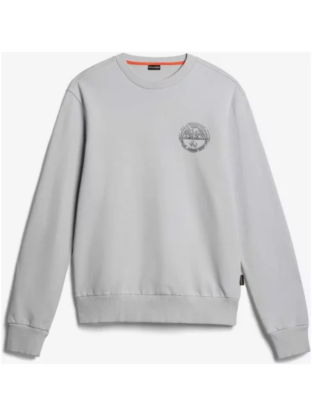 Bluza Napapijri Bollo w kolorze szaro-białym S szara