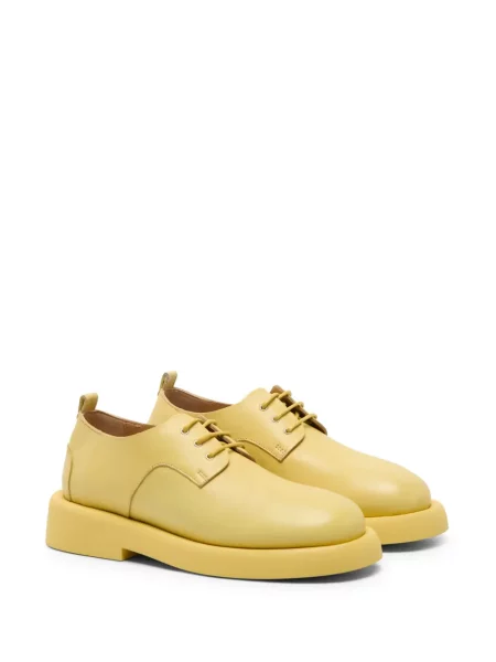 Pantofi derby Marsell din piele galben