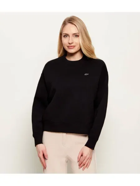 Lacoste Hanorac | Oversize fit negru