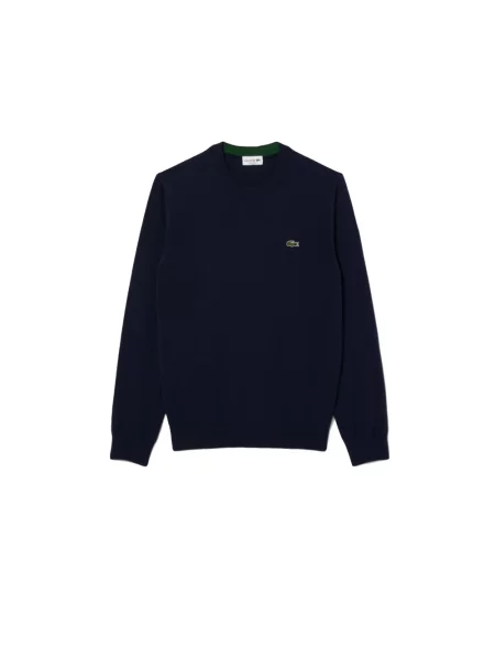 Lacoste sweter lekki granatowy