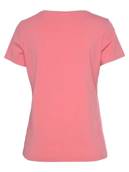 VIVANCE Tricou roz / negru alb