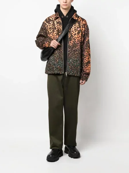 Raštuotas striukė Marcelo Burlon County Of Milan ruda