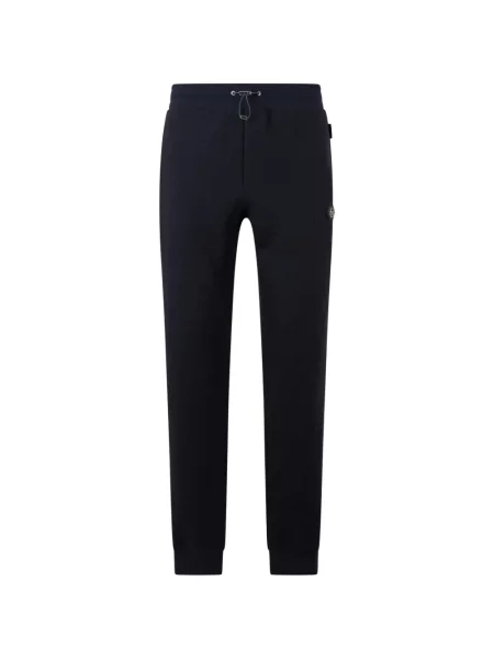 Pantaloni Philipp Plein din jacard alergare albastru