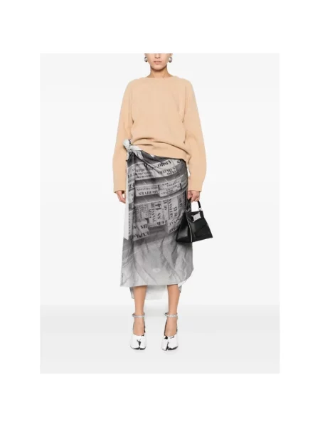 Sweter Maison Margiela brązowy
