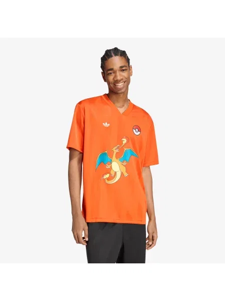 Koszulka adidas x Pokemon Jersey Collegiate Orange M pomarańczowa