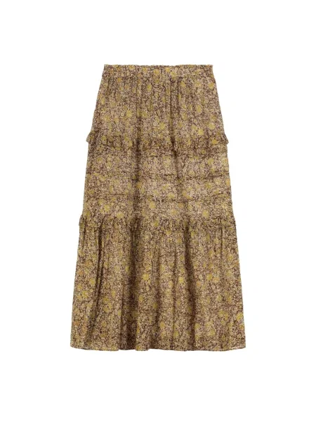 Spódnica maxi Isabel Marant brązowa