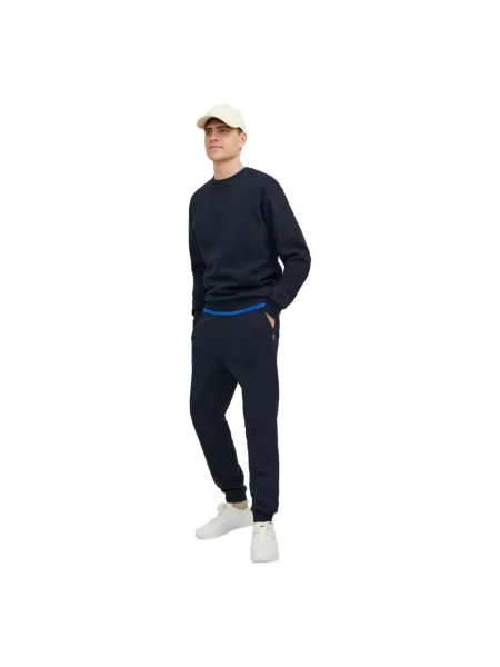 Bluza z okrągłym dekoltem model ‘BRADLEY’ Jack & Jones czarna