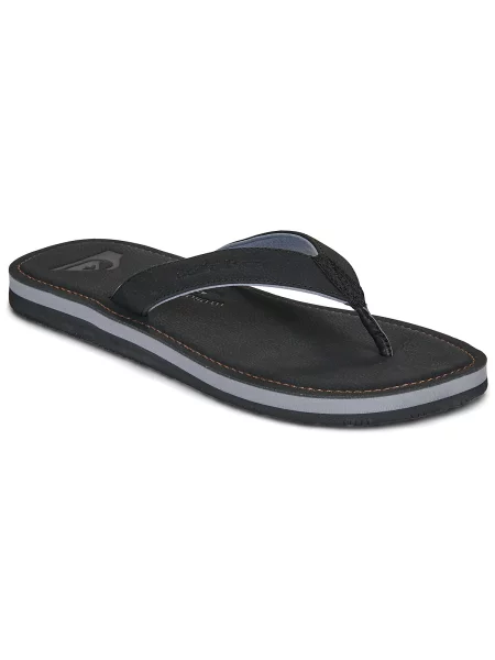 Nubuk félcipo Quiksilver fekete