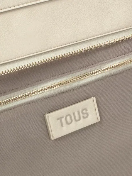 Táska TOUS Buckles Silhouette Krém bézs