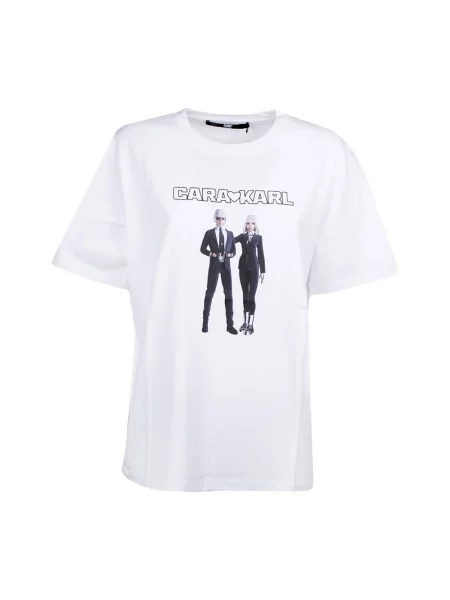 Koszulka Karl Lagerfeld biała