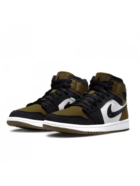 Sneakersy Jordan Air Jordan 1 zamszowe zielone