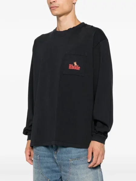 Tricou Rhude cu imagine negru