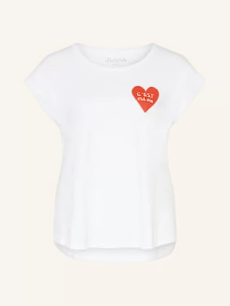 Juvia T-Shirt Sara weiss biała