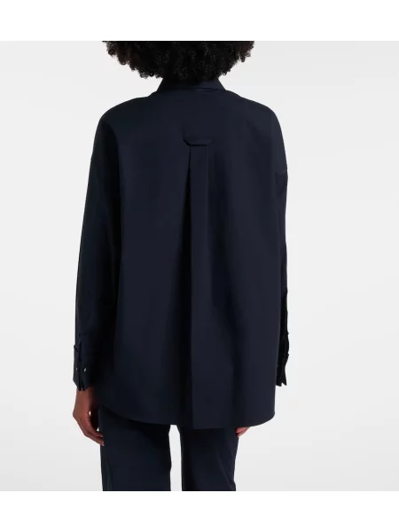Srajca Dorothee Schumacher poplin modra