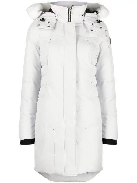 Parka Moose Knuckles z kapturem szara