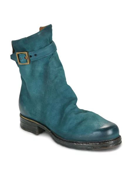 Pantofi Airstep / A.s.98 cu cataramă albastru