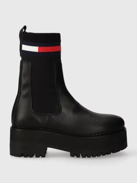 Sztyblety Tommy Jeans czarne