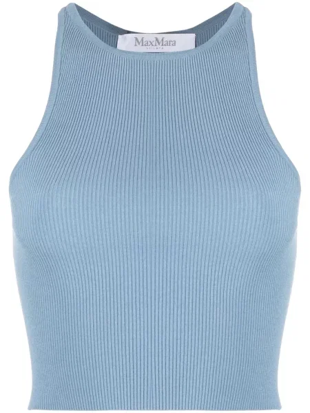 Top Max Mara tricotate albastru