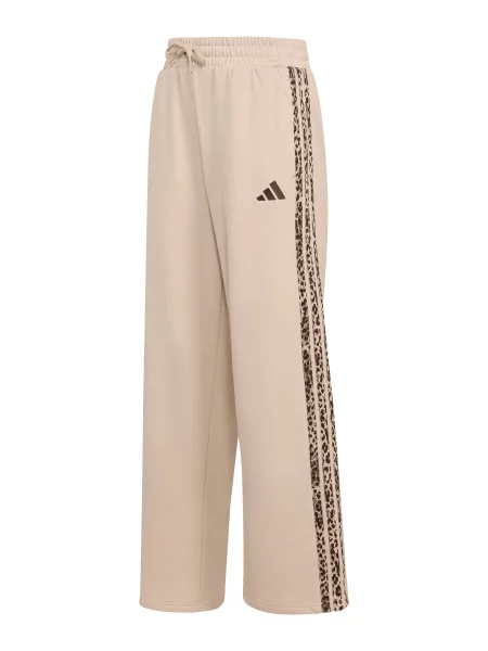 Adidas Tepláky Animal béžová / tmavě hnědá černé