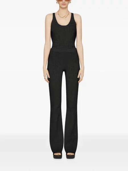 Pantaloni Givenchy cu autograf negru