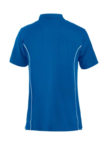 Clique New Conway Polo – kontrastowe obszycie royal blue niebieska
