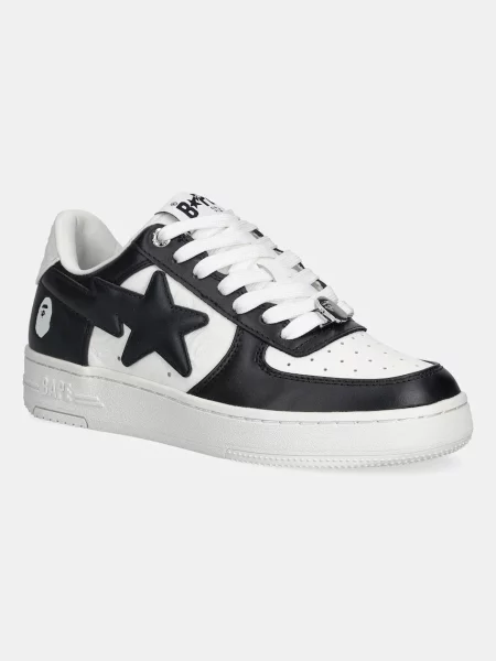 A Bathing Ape sneakers din piele BAPE STA #3 negru