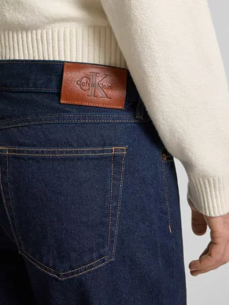 Jeansy o kroju regular fit z 5 kieszeni Calvin Klein Jeans