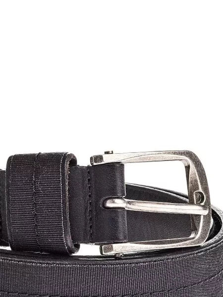 Cu centură curea Lanvin din piele negru