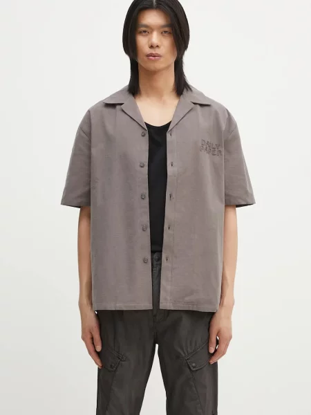 Daily Paper Košile Resort Comfort Fit khaki šedá