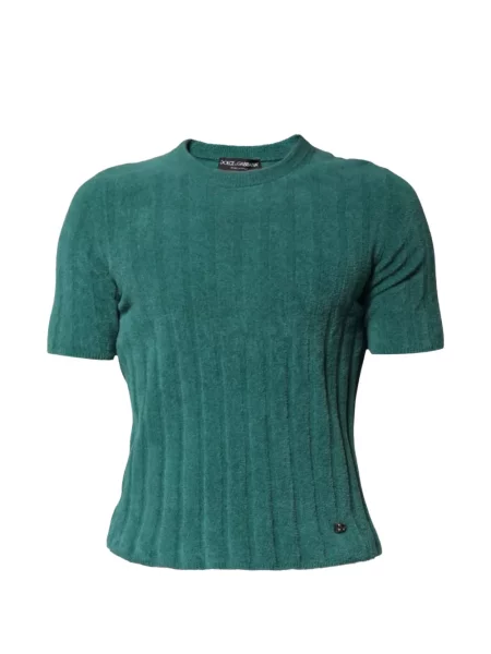 Tricou Dolce & Gabbana tricotate verde