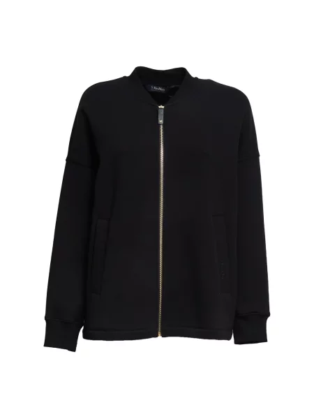 Bluza Max Mara z dżerseju czarna