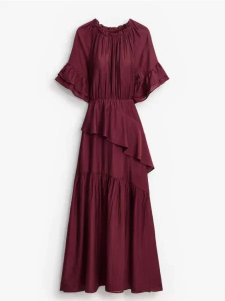 Maxi suknele Mohito ruda