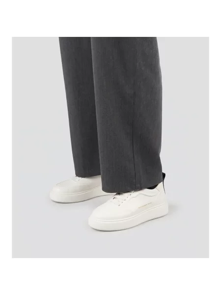 Sneakersy Alexander Smith skórzane białe
