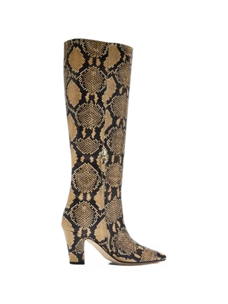 Botine Aeyde cu imagine cu model piele de șarpe