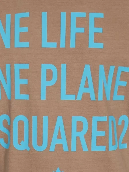 Tricou Dsquared2 cu imagine cu decolteu rotund