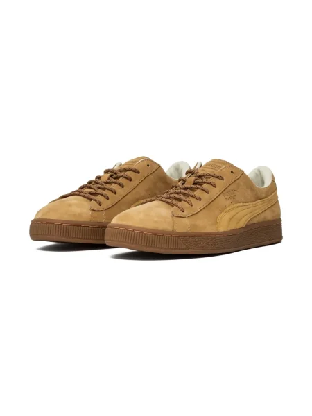 Sneakersy dziecięce Puma brązowe