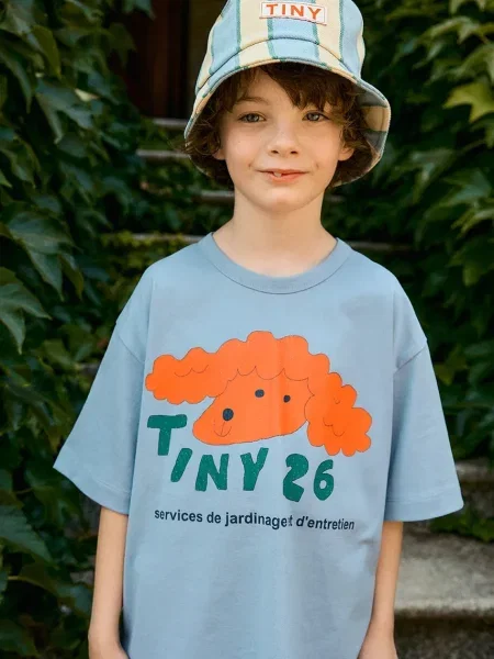 Tinycottons tričko RED DOG GRAPHIC TEE červené