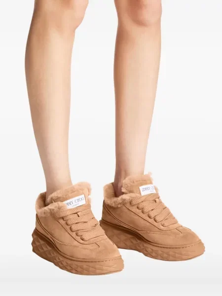 Sneakerși Jimmy Choo maro