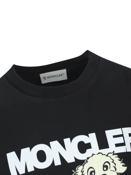 Koszulka dziecięca Moncler Enfant czarna