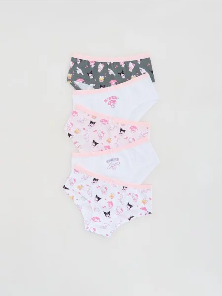 Reserved Chiloți Hello Kitty and Friends 5 buc alb