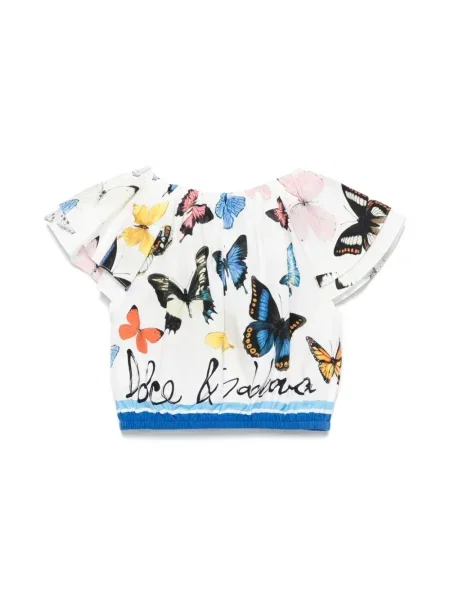Bluzka dziecięca Dolce And Gabbana biała